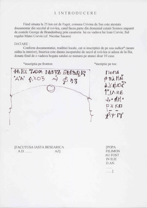 studiu Crivina de sus